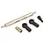 HSP 55mm servo linkage set including a threaded metal rod, two plastic rod ends, one metal ball stud, and one black screw-in ball stud.