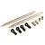 HSP adjustable rear upper linkage set including two metal threaded rods, four black plastic rod ends, and four metal ball studs.