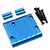 Yeah Racing Tamiya CC-01 Blue Aluminium Rear Axle Skid Plate w/ Hardware TACC-007BU