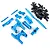 Yeah Racing Tamiya CC-01 Blue Aluminium Rear Four Link Conversion Set TACC-003BU