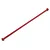 A red anodized aluminium main drive shaft for an RC car, featuring ball-joint ends with small metal pins.