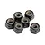 Maverick Black 3mm Nyloc Nuts 6Pcs MV22062