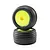 Losi 1.5" Mini-T 2.0 Front Directional Off Road Tyres on White Rims - Glued Wheels 2Pcs LOS41010