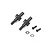 Losi Front Axles 2Pcs w/ Hardware LOS212014