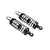 Losi Gunmetal Aluminium 55mm Complete Front Adjustable Shocks 2Pcs LOS314004