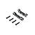 Losi Black Aluminium Rear Pivot Block Set w/ Hardware LOS311006