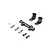 Losi Black Aluminium Bellcrank & Drag Link Set LOS311002