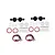 GPM Red Car Roof Spotlight Kit ZSP057-R