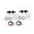 GPM Black Car Roof Spotlight Kit ZSP057-BK