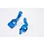 GPM Blue Aluminium Rear Hubs 2Pcs SLA022-B