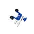 GPM Blue Aluminium Hoss 4X4 VXL Adjustable Wheelie Bar w/ Hardware HS040R-B