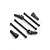 Blackzon 1/16 Slayer Front & Rear Universal Drive Shafts 6Pcs 540015