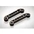 Blackzon Black Aluminium 1/12 Warrior Suspension Arm Holder 2Pcs 534731