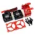 Yeah Racing Red Aluminium 540/550 Motor Heat Sink w/ Twin Tornado High Speed Fans Set YA-0643RD