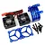 Yeah Racing Blue Aluminium 540/550 Motor Heat Sink w/ Twin Tornado High Speed Fans Set YA-0643BU