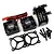 Yeah Racing Black Aluminium 540/550 Motor Heat Sink w/ Twin Tornado High Speed Fans Set YA-0643BK