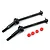Yeah Racing Black G45 Steel Tamiya TC-01 CVD Drive Shafts 2Pcs w/ Foam Inserts TATT-030