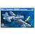 Box art for a 1/32 scale Trumpeter SBD-3 Dauntless Midway Clear Edition model kit, featuring an illustration of the aircraft in flight over the ocean.