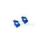 GPM Blue Aluminium Losi Mini-T & Mini-B 2.0 Rear Hubs 2Pcs LM022-B