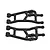RPM Black Losi 1/16 Min-T 2.0 Rear Lower Suspension Arms 72152