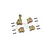 GPM Brass TRX-4 Front & Rear Suspension Link Axle Mount Set TRX4089X-OC