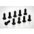 Blackzon 2.6x8mm Coarse Thread Countersunk Head Screws 10Pcs 534752