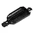 A black plastic main chassis tub for a 1/10 scale Maverick Strada Evo RC car, shown from a high-angle perspective.
