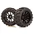 HSP 2.8" Off Road V-Groove Tyres on 10 Spoke Black Rims - Wheels 2Pcs 08010F