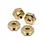 Maverick Gold Aluminium 12mm Locking Wheel Hexes 4Pcs MV22802