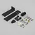 Pro Boat Black Aluminium Rudder Set / Hardware PRB281069
