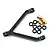Yeah Racing Black Aluminium SCX24 Deadbolt (133.5mm Wheelbase) Upper Y Link AXSC-054