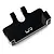 Yeah Racing Black Aluminium SCX24 Servo Mount AXSC-053