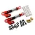 Yeah Racing Red Aluminium SCX24 Shock Set 2Pcs AXSC-047RD