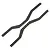 Yeah Racing Graphite SCX24 Chassis Rails AXSC-045