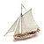 Artesania Latina 1/25 San Juan Nepomuceno (Captain Boat) Scaled Wooden Model Ship Kit 18010