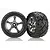 Traxxas 2.2" Bandit Rear Anaconda Tyres on Chrome Tracer Rims - Glued Wheels 2Pcs 2478R