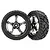Traxxas 2.2" Bandit Front Anaconda Tyres on Chrome Tracer Rims - Glued Wheels 2Pcs 2479R