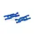 GPM Blue Aluminium Losi Mini T & Mini B 2.0 Rear Lower Suspension Arms 2Pcs LM056-B