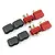 Yeah Racing Deans T Connectors w/ Insulating Caps 2 Sets WPT-0142