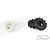 Two Pro-Line 2.6 inch Interco Black Mamba mud terrain RC tyres and two white foam tyre inserts on a white background.
