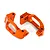 Traxxas 1/10 Maxx 4S Orange Aluminium Hub Carrier w/ Hardware 2Pcs 8932A