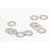 Losi 3.2x7x0.5mm Aluminium Washers 10Pcs LOS236001