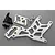 Rovan Silver Aluminium HD Rear Upper Chassis Plate 85122