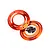Rovan Orange Aluminium HD 4.7" Outer Beadlocks 2Pcs w/ Hardware 95267A
