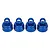 Traxxas Blue Aluminium Shock Caps 4Pcs (fits all Ultra Shocks) 3767A