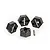 Blackzon 1/12 Warrior 12mm Wheel Hexes w/ Drive Pins 4Pcs 534729