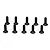 TLR 3x10mm Fine Thread Countersunk Head Screws 10Pcs TLR5962
