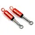 Yeah Racing Red Aluminium 37mm SCX24 Internal Shocks 2Pcs w/ Hardware AXSC-063RD