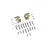 GPM Brass Rear Gear Box Mounts Set w/ Positioning Holes TRX4013CAX-OC