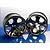 Traxxas 2.8" All-Star Black Chrome Rims 2Pcs 3772A